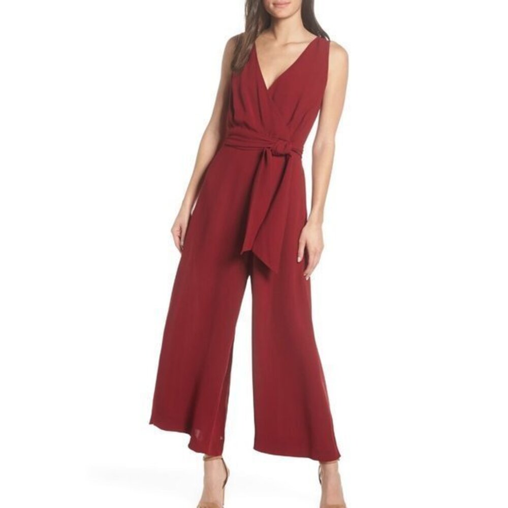 French Connection  Bessie Crepe Jumpsuit.  0